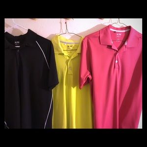 Adidas golf polo lot size small